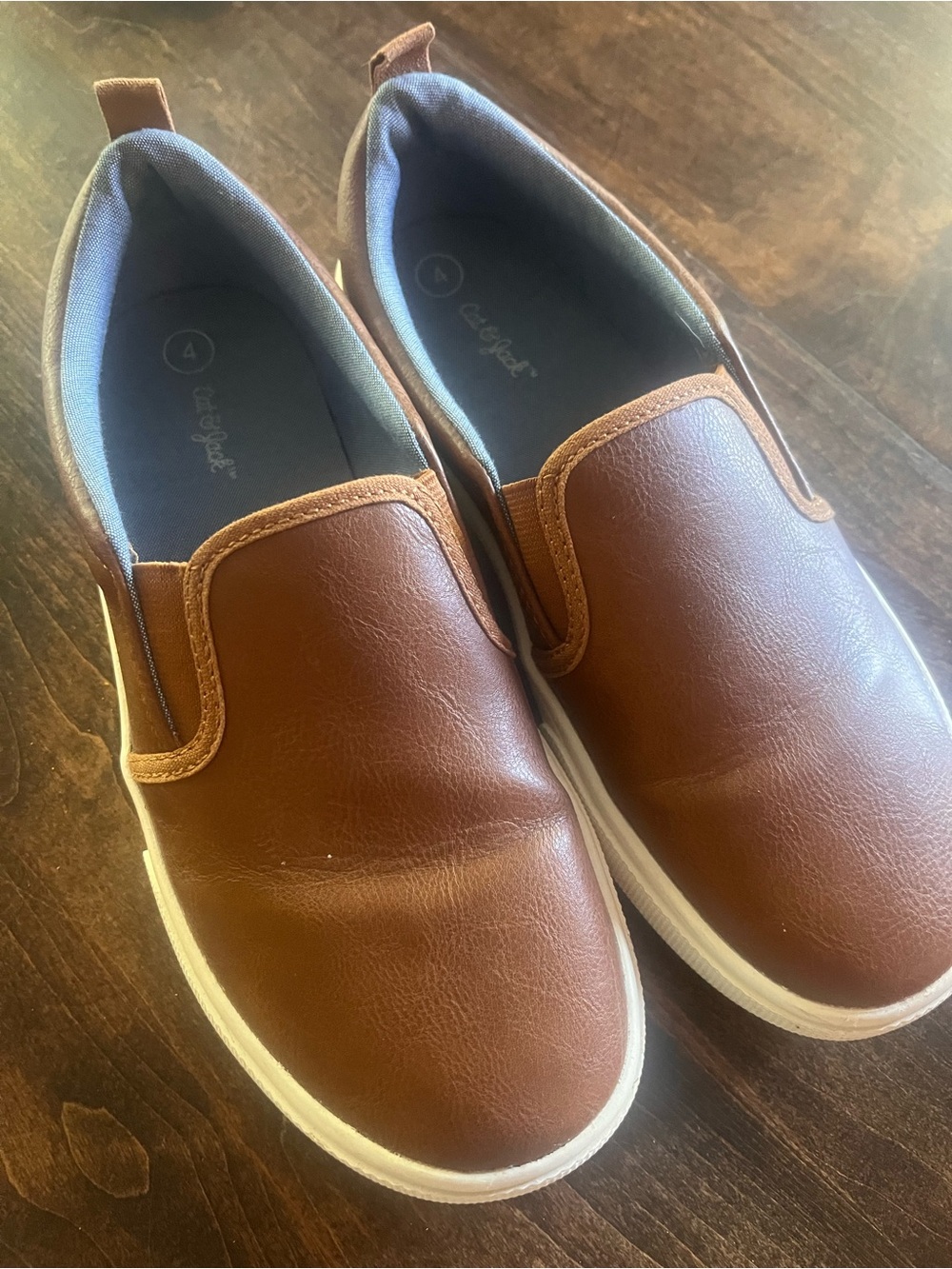 Cat & Jack Brown Slip-On Casual Loafers
